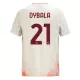 Günstige AS Rom Dybala 21 Herrentrikot Auswärts 2024/25 Kurzarm