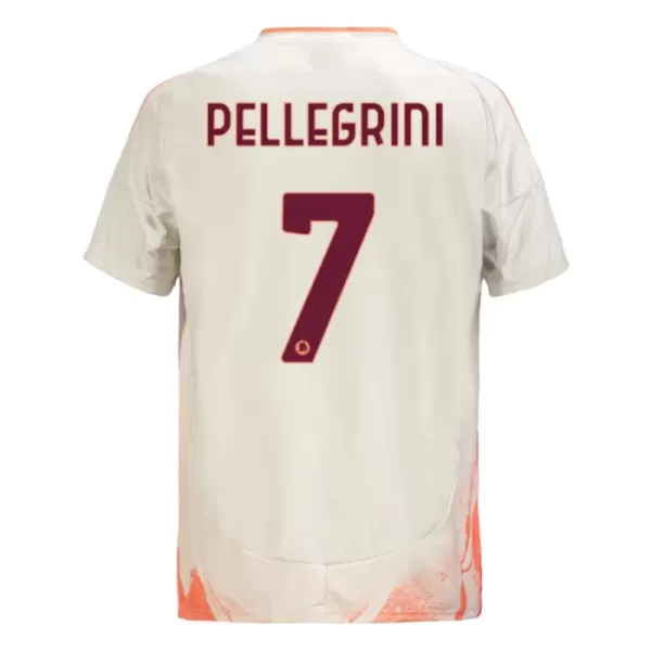 Günstige AS Rom Pellegrini 7 Herrentrikot Auswärts 2024/25 Kurzarm