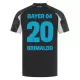 Günstige Bayer 04 Leverkusen Alejandro Grimaldo 20 Herrentrikot Ausweich 2024/25 Kurzarm