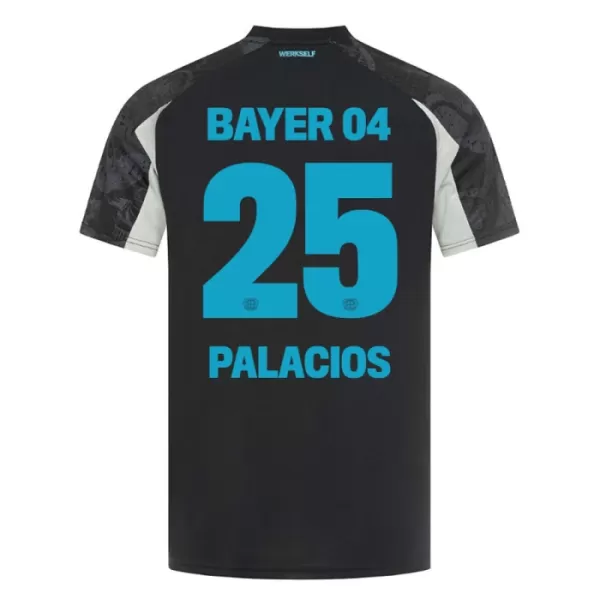 Günstige Bayer 04 Leverkusen Exequiel Palacios 25 Herrentrikot Ausweich 2024/25 Kurzarm