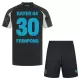 Günstige Bayer 04 Leverkusen Jeremie Frimpong 30 Kindertrikot Ausweich 2024/25 Kurzarm