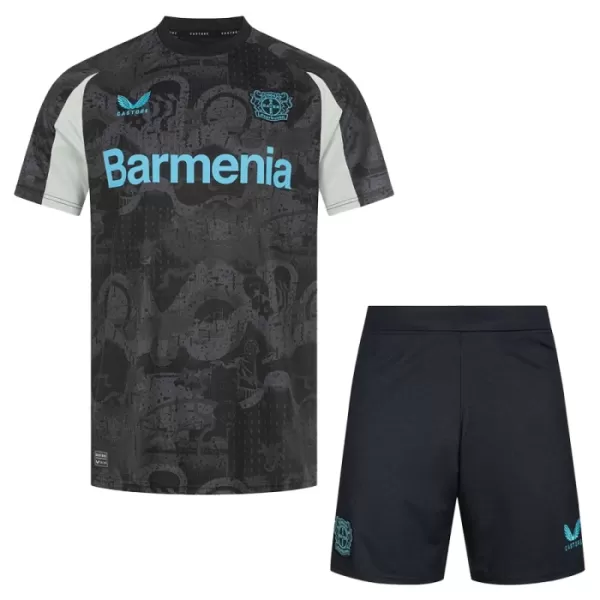 Günstige Bayer 04 Leverkusen Kindertrikot Ausweich 2024/25 Kurzarm