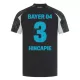 Günstige Bayer 04 Leverkusen Piero Hincapie 3 Herrentrikot Ausweich 2024/25 Kurzarm