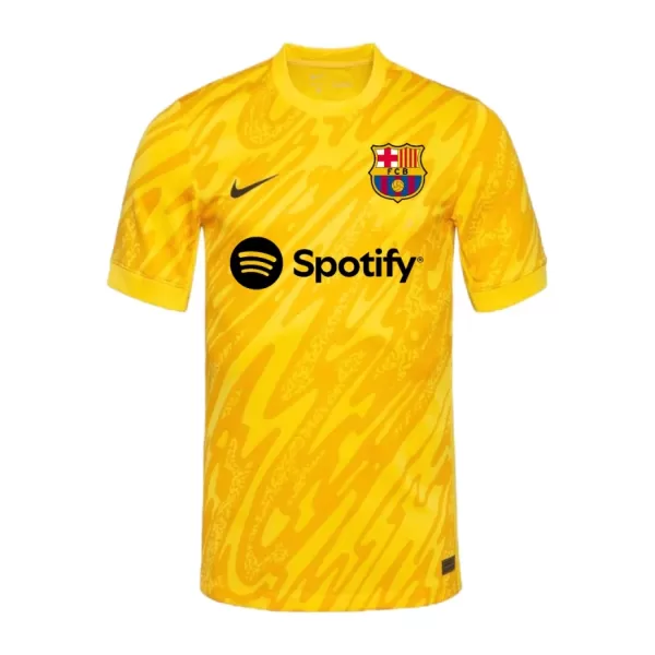 Günstige FC Barcelona Torwart Herrentrikot Auswärts 2024/25 Kurzarm