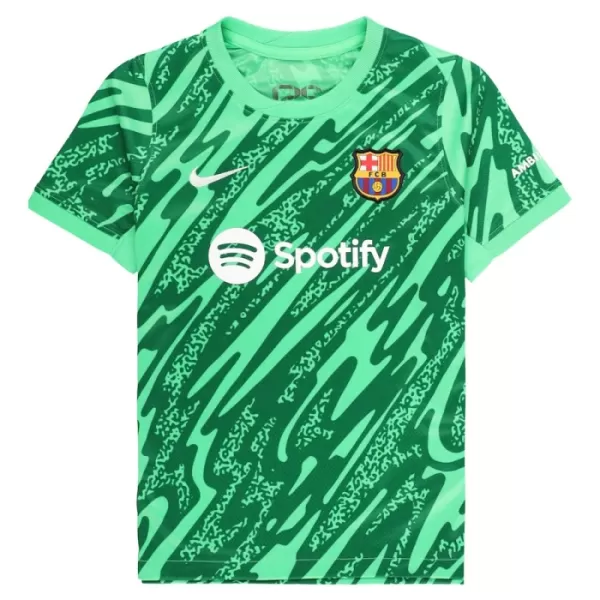 Günstige FC Barcelona Torwart Herrentrikot Heim 2024/25 Kurzarm