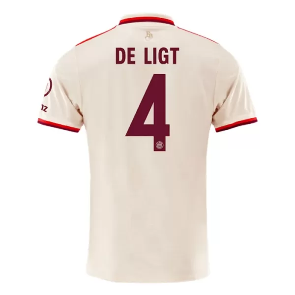 Günstige FC Bayern München De Ligt 4 Herrentrikot Ausweich 2024/25 Kurzarm