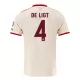 Günstige FC Bayern München De Ligt 4 Herrentrikot Ausweich 2024/25 Kurzarm