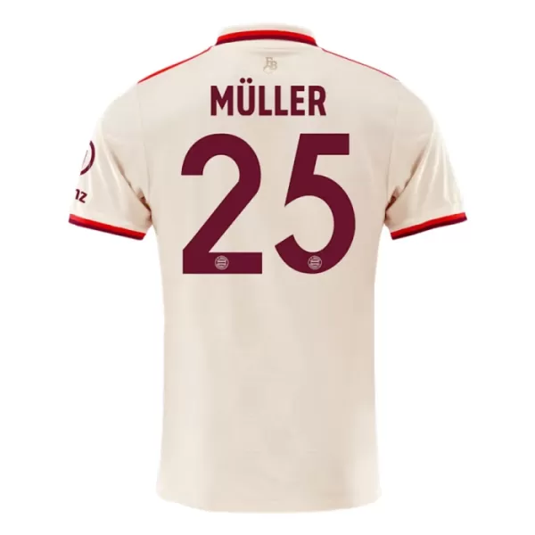 Günstige FC Bayern München Muller 25 Herrentrikot Ausweich 2024/25 Kurzarm