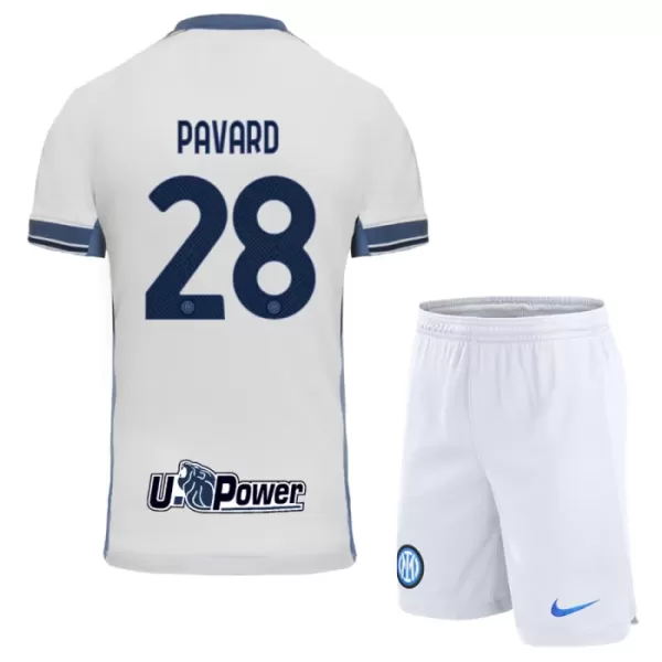 Günstige Inter Mailand Pavard 28 Kindertrikot Auswärts 2024/25 Kurzarm