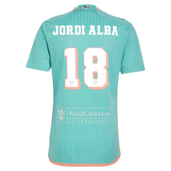 Günstige Inter Miami CF Jordi Alba Ramos 18 Herrentrikot Ausweich 2024/25 Kurzarm