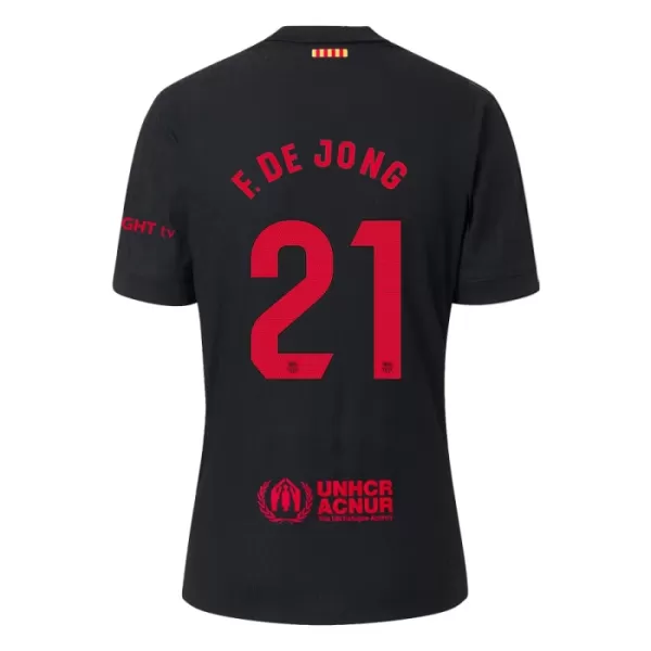 Günstige FC Barcelona Frenkie de Jong 21 Herrentrikot Auswärts 2024/25 Kurzarm