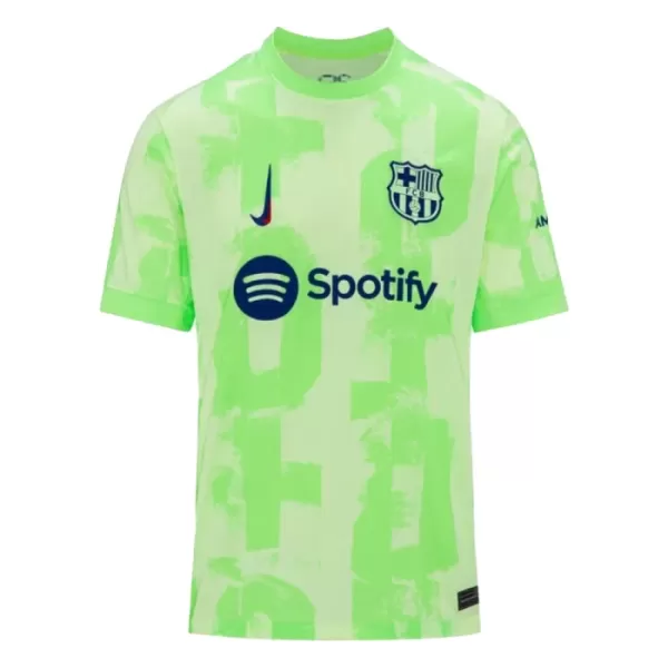 Günstige FC Barcelona Herrentrikot Ausweich 2024/25 Kurzarm