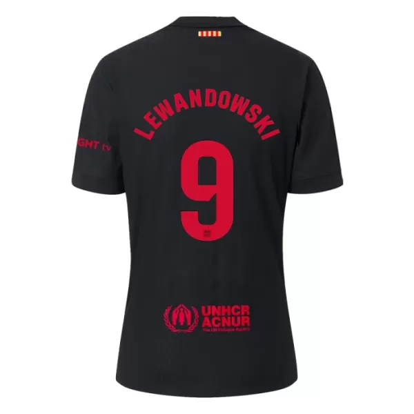 Günstige FC Barcelona Lewandowski 9 Herrentrikot Auswärts 2024/25 Kurzarm