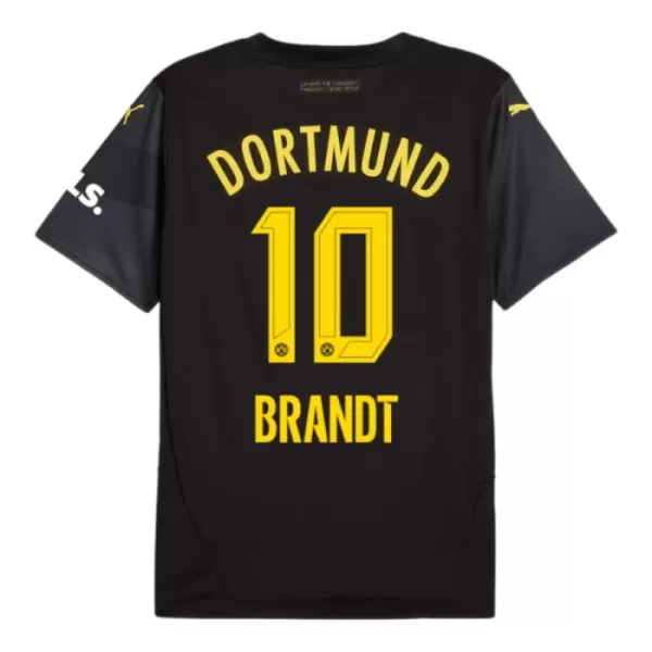 Günstige Borussia Dortmund Brandt 10 Herrentrikot Auswärts 2024/25 Kurzarm