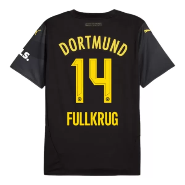 Günstige Borussia Dortmund Fullkrug 14 Herrentrikot Auswärts 2024/25 Kurzarm