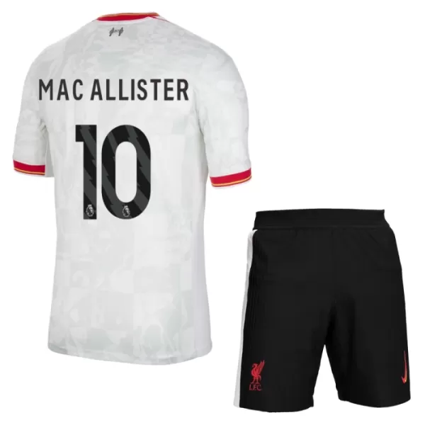 Günstige Liverpool Mac Allister 10 Kindertrikot Ausweich 2024/25 Kurzarm