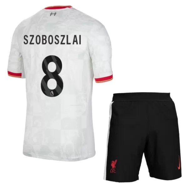 Günstige Liverpool Szoboszlai 8 Kindertrikot Ausweich 2024/25 Kurzarm