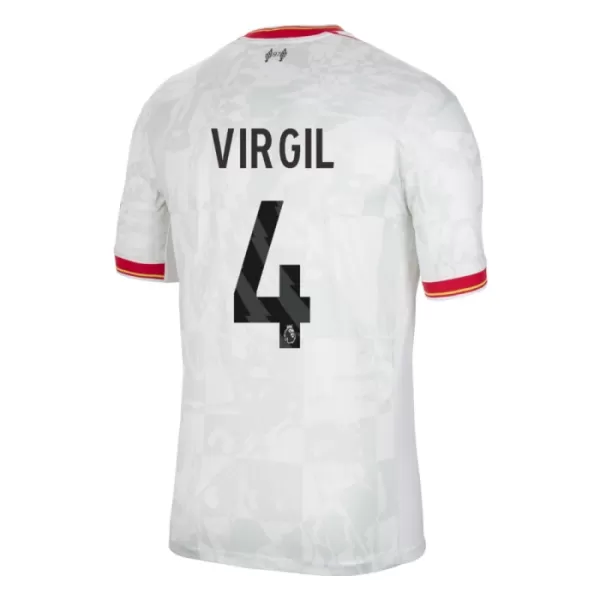 Günstige Liverpool Virgil 4 Herrentrikot Ausweich 2024/25 Kurzarm