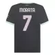 Günstige AC Mailand Morata 7 Herrentrikot Ausweich 2024/25 Kurzarm