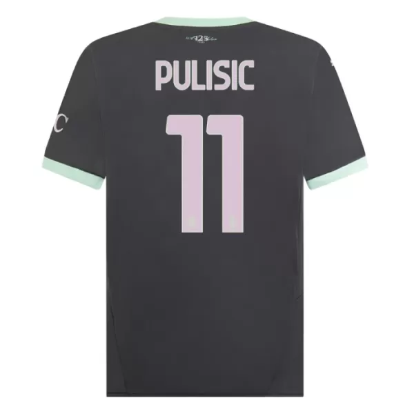 Günstige AC Mailand Pulisic 11 Herrentrikot Ausweich 2024/25 Kurzarm