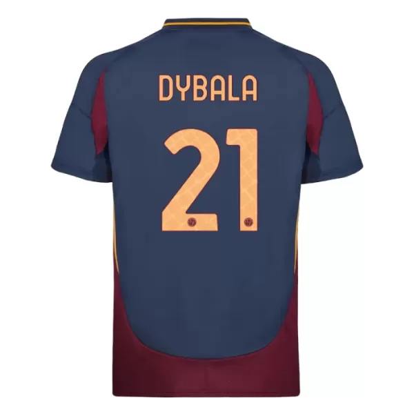 Günstige AS Rom Dybala 21 Kindertrikot Ausweich 2024/25 Kurzarm