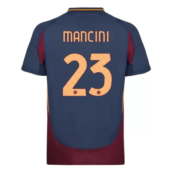 Günstige AS Rom Mancini 23 Herrentrikot Ausweich 2024/25 Kurzarm