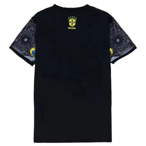 Günstige Brasilien Herrentrikot 2024 Kurzarm Schwarze - Speziell