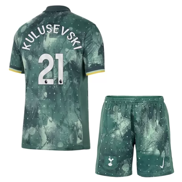 Günstige Tottenham Hotspur Kulusevski 21 Kindertrikot Ausweich 2024/25 Kurzarm