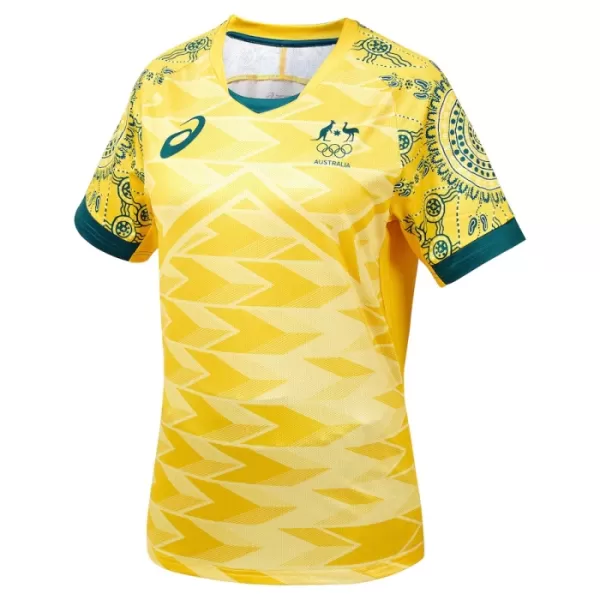 Günstige Australien Herrentrikot Heim 2024 Kurzarm