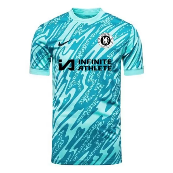 Günstige Chelsea Torwart Herrentrikot 2024/25 Kurzarm Blaue