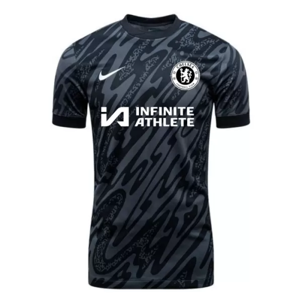 Günstige Chelsea Torwart Herrentrikot 2024/25 Kurzarm Schwarze