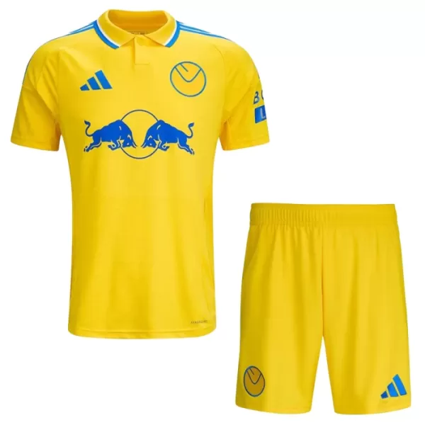 Günstige Leeds United Kindertrikot Auswärts 2024/25 Kurzarm