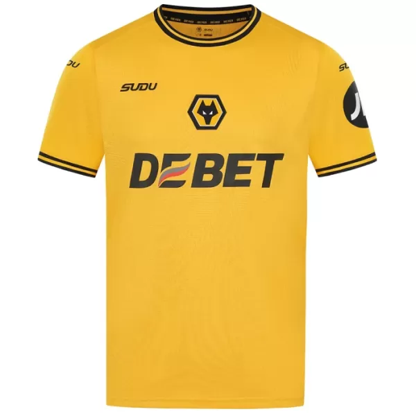 Günstige Wolverhampton Kindertrikot Heim 2024/25 Kurzarm