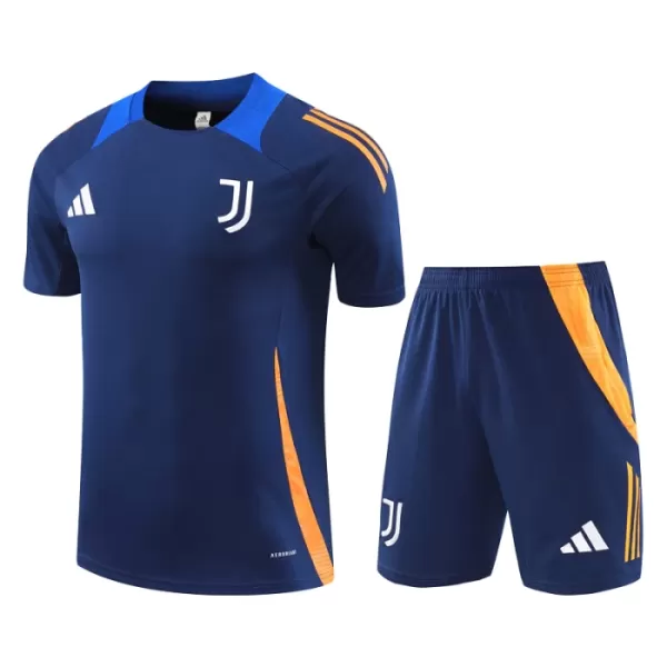 Günstige Juventus Turin Pre-Match Kindertrikot 2024/25 Kurzarm Navy