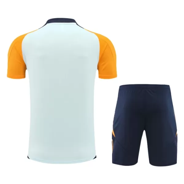 Günstige Real Madrid Pre-Match Kindertrikot 2024/25 Kurzarm Blaue