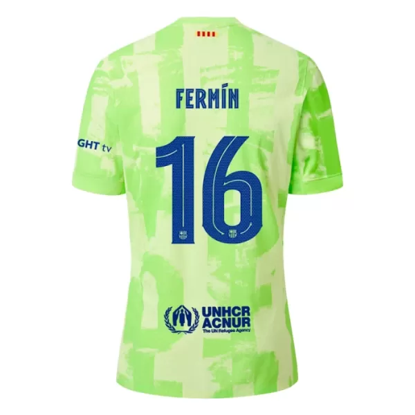 Günstige FC Barcelona Fermin 16 Herrentrikot Ausweich 2024/25 Kurzarm