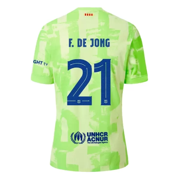 Günstige FC Barcelona Frenkie de Jong 21 Herrentrikot Ausweich 2024/25 Kurzarm