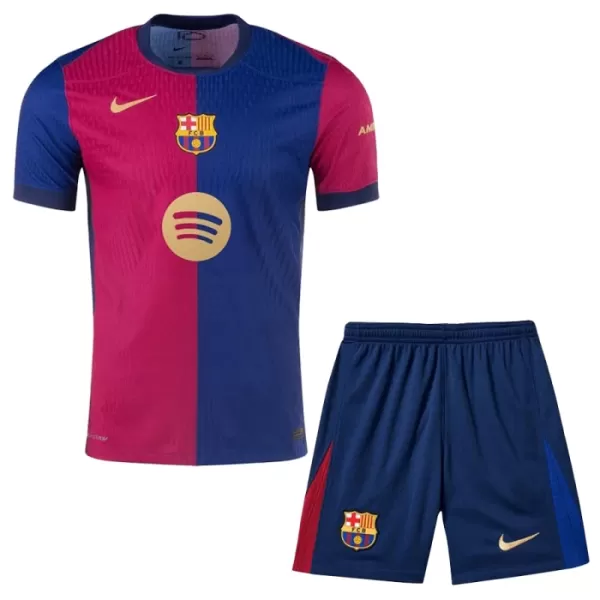 Günstige FC Barcelona Kindertrikot Heim 2024/25 Kurzarm