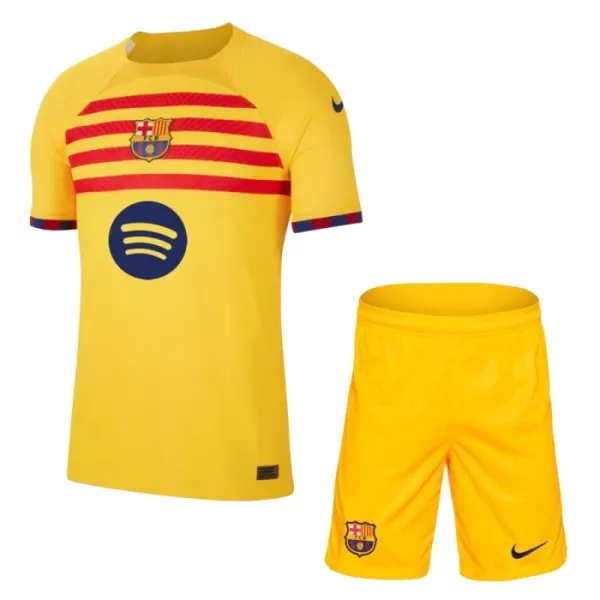 Günstige FC Barcelona Kindertrikot Vierte 2024/25 Kurzarm