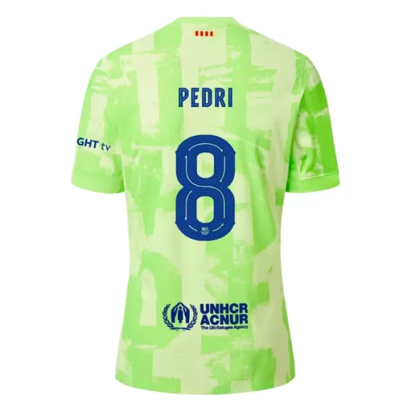 Günstige FC Barcelona Pedri 8 Kindertrikot Ausweich 2024/25 Kurzarm