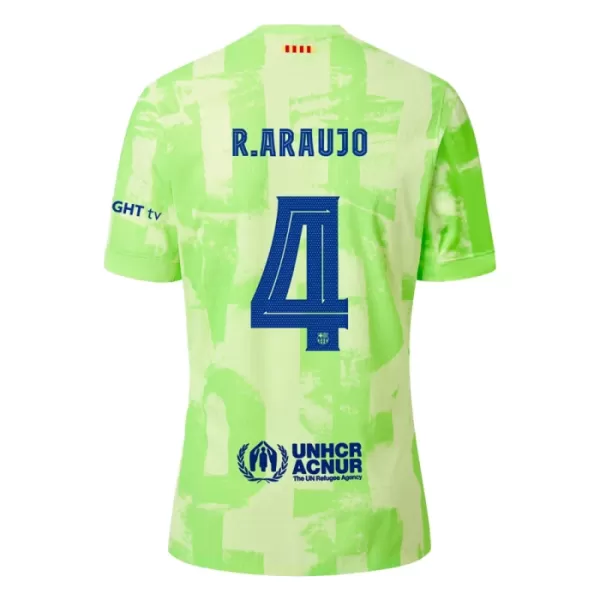 Günstige FC Barcelona R. Araujo 4 Herrentrikot Ausweich 2024/25 Kurzarm