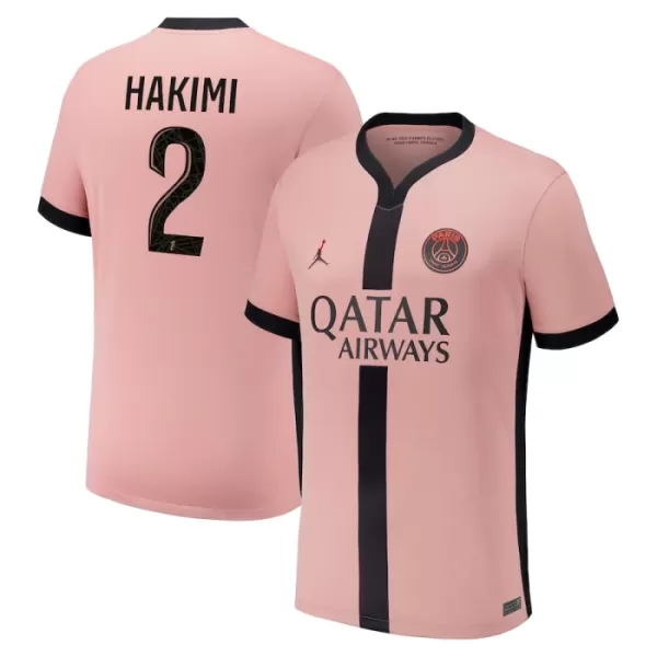 Günstige Paris Saint-Germain Achraf Hakimi 2 Herrentrikot Ausweich 2024/25 Kurzarm