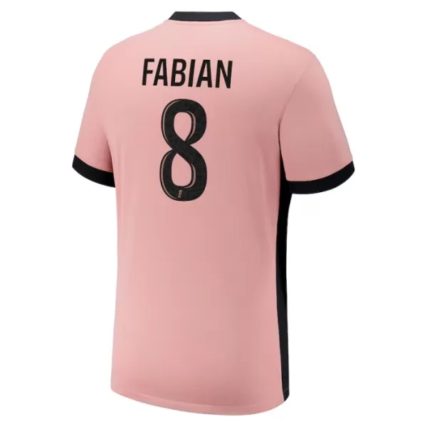 Günstige Paris Saint-Germain Fabian Ruiz 8 Herrentrikot Ausweich 2024/25 Kurzarm