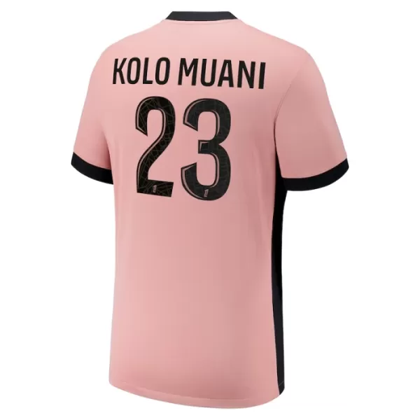 Günstige Paris Saint-Germain Kolo Muani 23 Herrentrikot Ausweich 2024/25 Kurzarm