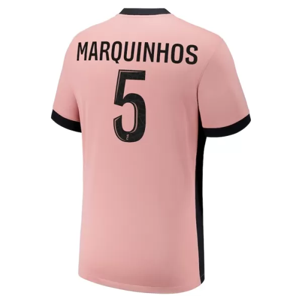 Günstige Paris Saint-Germain Marquinhos 5 Herrentrikot Ausweich 2024/25 Kurzarm