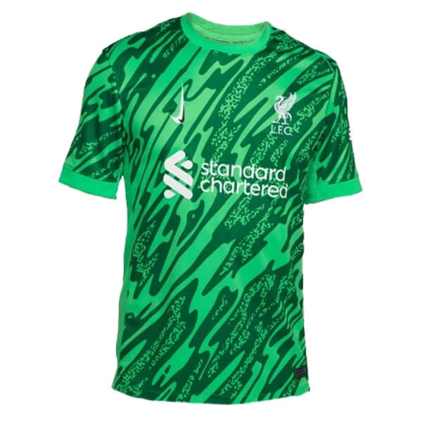 Günstige Liverpool Torwart Herrentrikot 2024/25 Kurzarm Grüne