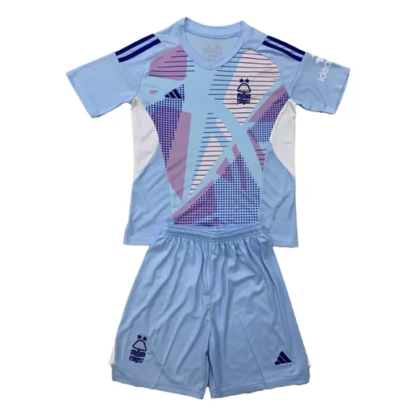 Günstige Nottingham Forest Torwart Kindertrikot 2024/25 Kurzarm