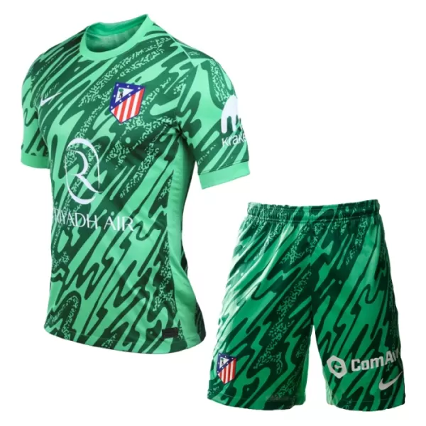 Günstige Atlético Madrid Torwart Kindertrikot Auswärts 2024/25 Kurzarm