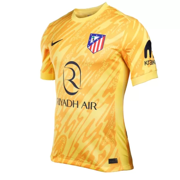 Günstige Atlético Madrid Torwart Kindertrikot Ausweich 2024/25 Kurzarm