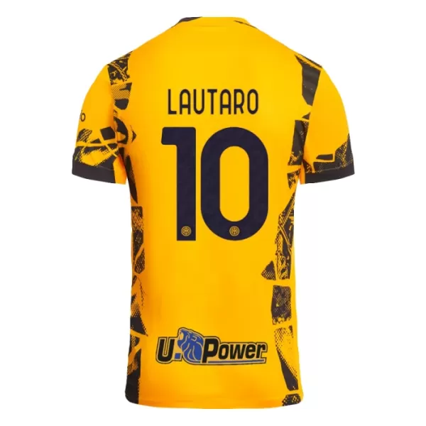 Günstige Inter Mailand Lautaro Martinez 10 Herrentrikot Ausweich 2024/25 Kurzarm